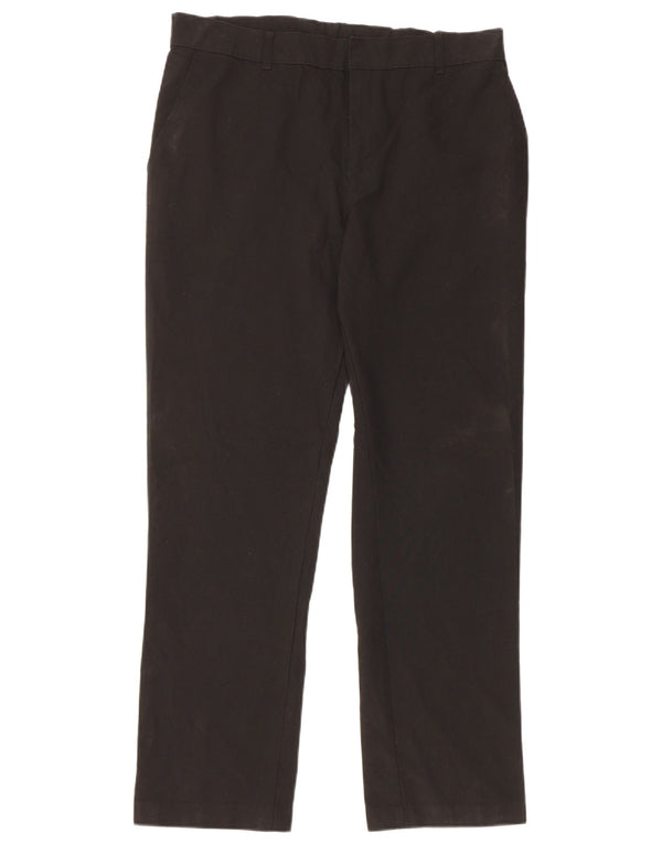 Marks & Spencer Boys Lige Chinobukser 15-16 år W32 L29 Sort