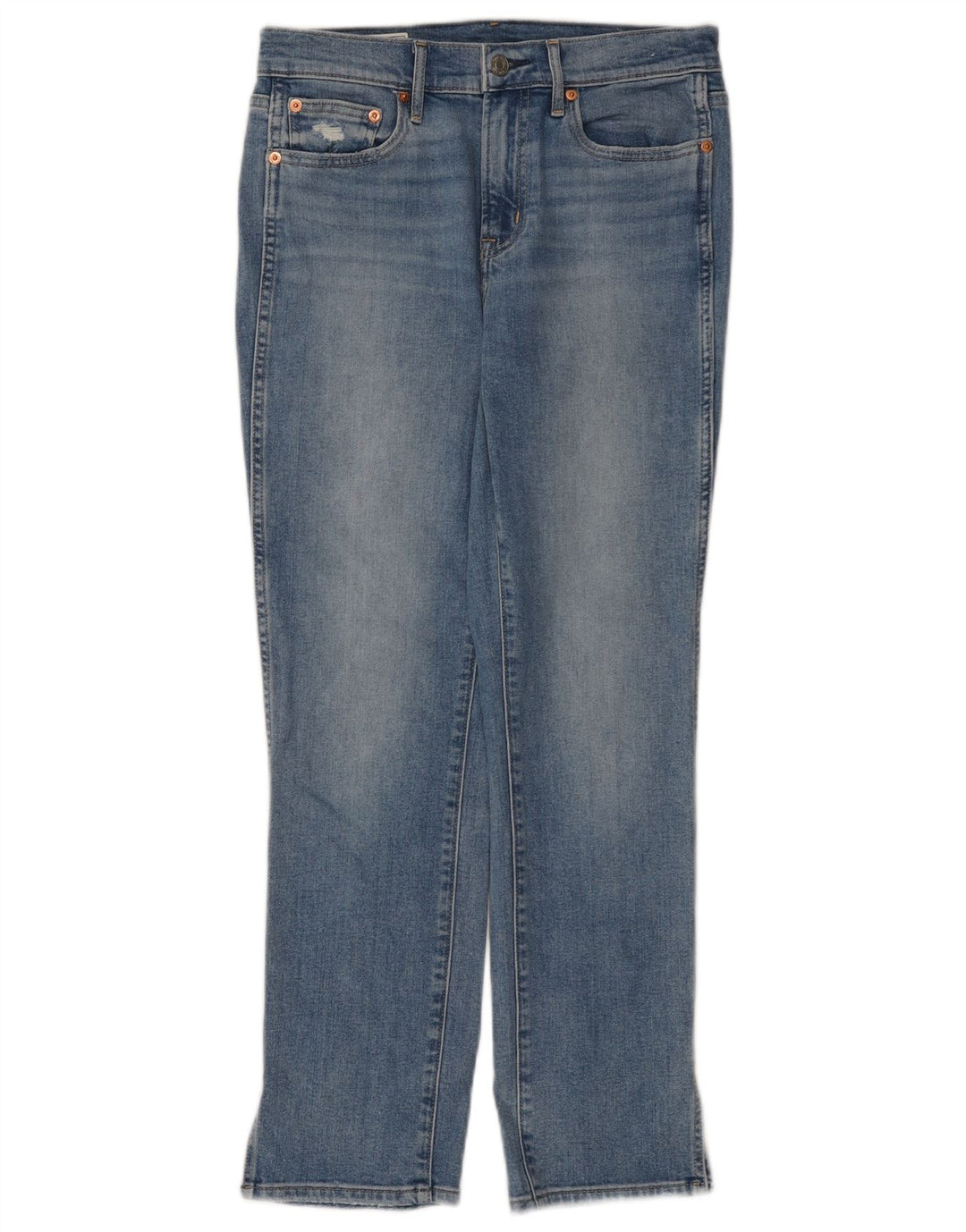 Gap Dame Mid Rise Slim Jeans W28 L27 Blå Bomuld