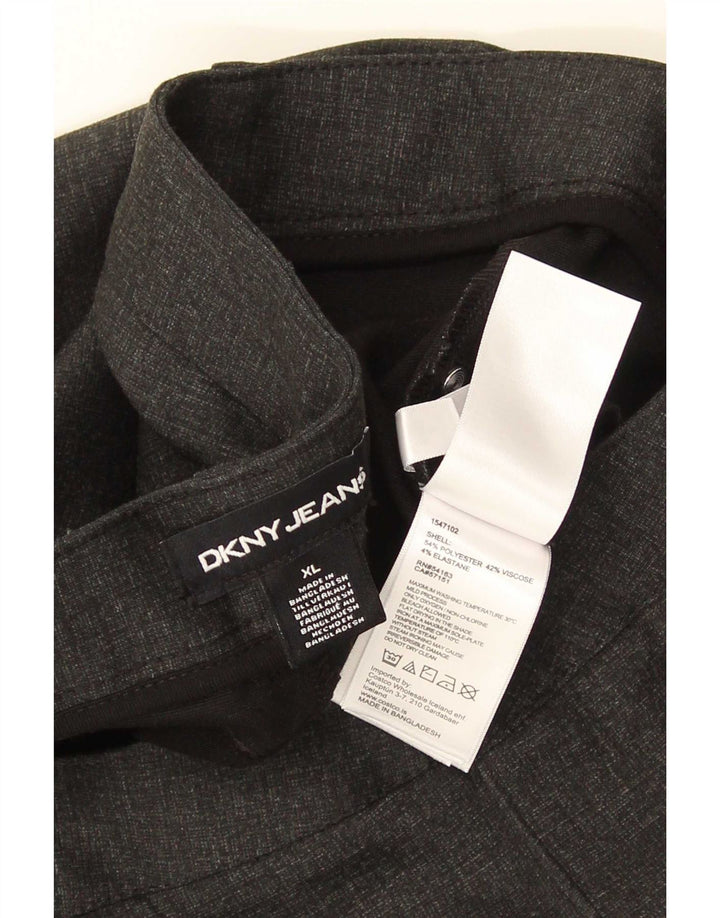 Dkny Herre Lige Casual Bukser XL W36 L29 Sort Polyester