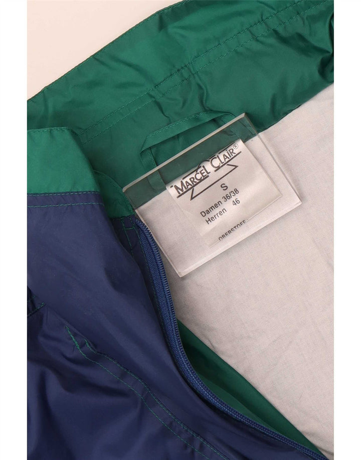 Marcel Clair Herre Loose Fit Regnjakke med hætte EU 46 Small Blue Colourblock