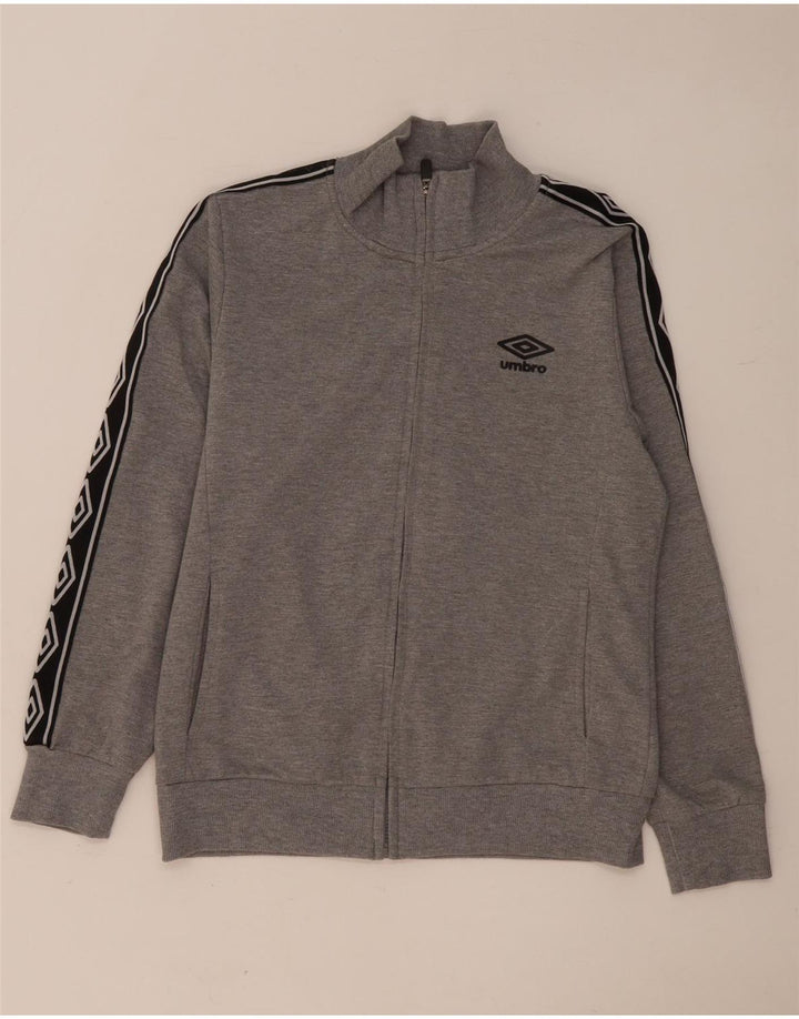 Umbro Herre Grafisk Træningsdragt Top Jakke Stor Grå Colourblock Bomuld
