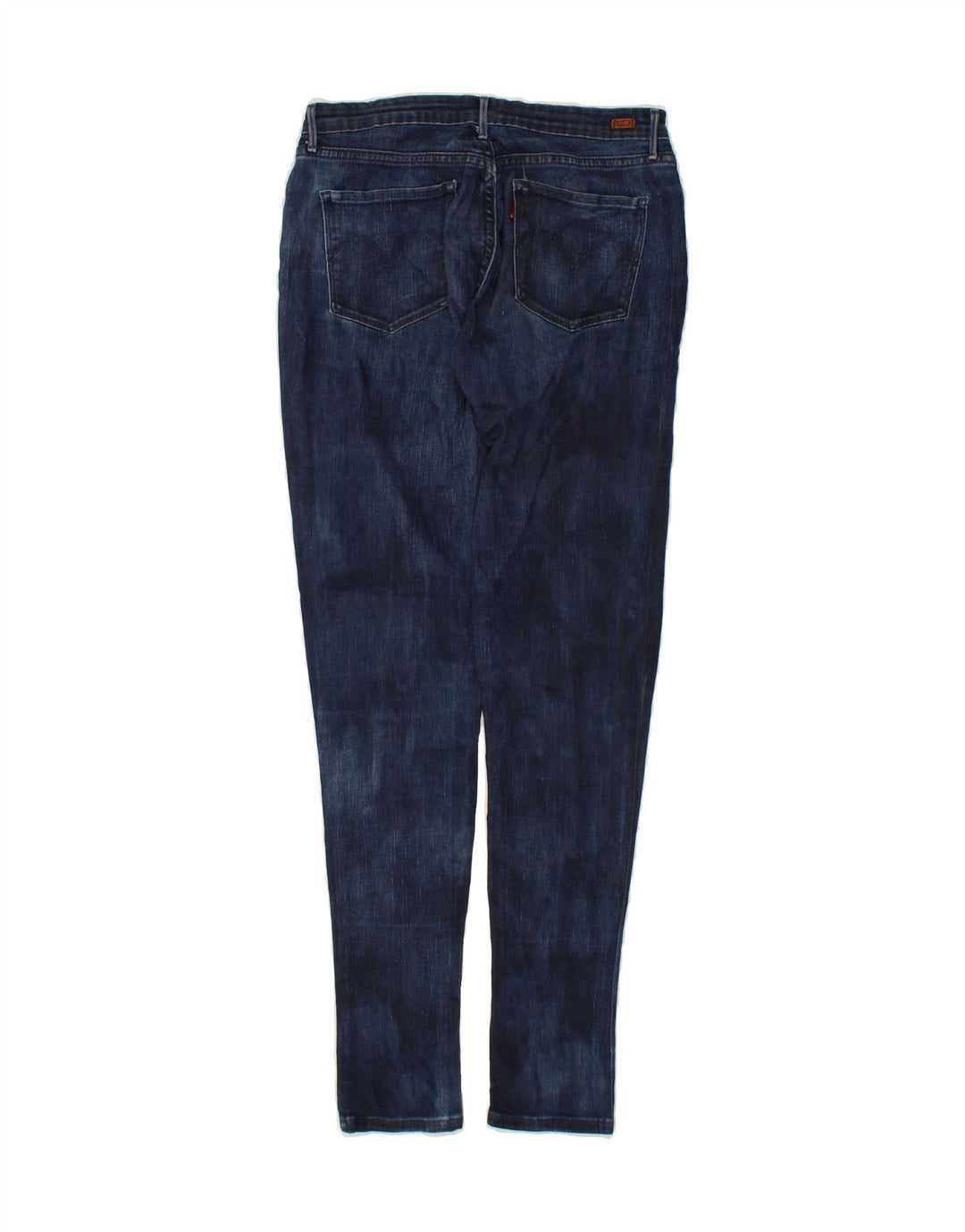 LEVI'S Womens Skinny Jeans W28 L30 Navy Blue Cotton Vintage Levi's and Second-Hand Levi's from Messina Hembry 