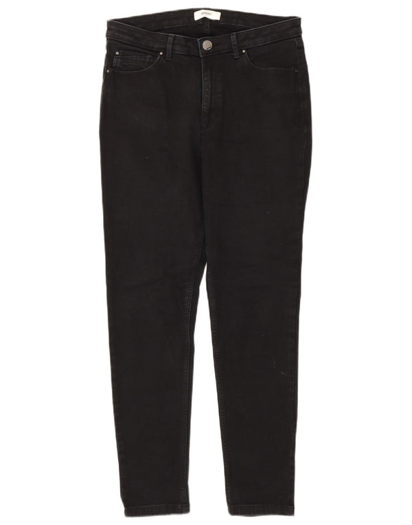 Marks & Spencer Dame Skinny Jeans UK 12 Medium W30 L27 Sort Bomuld