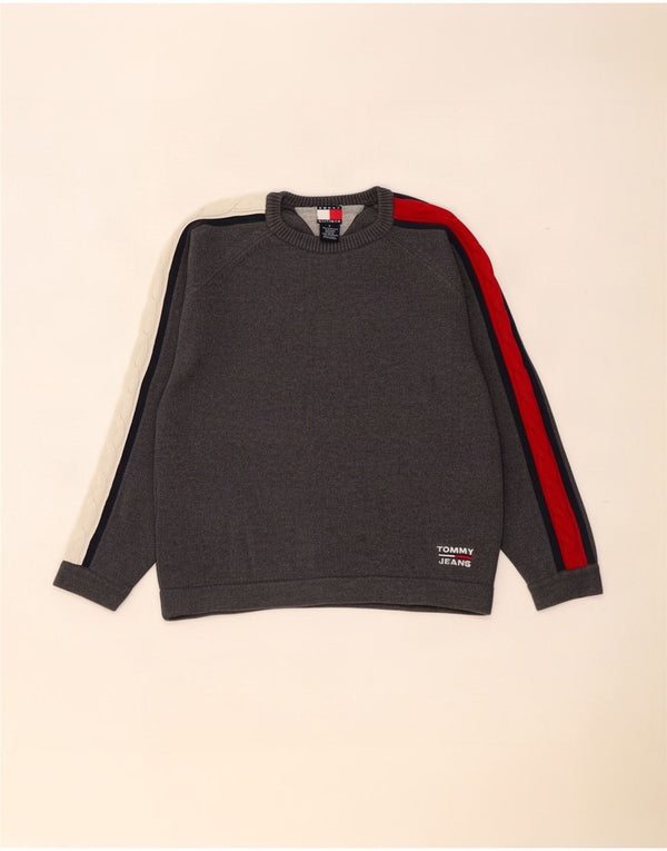 Tommy Hilfiger Dame sweater med rund hals DK 14 Medium Grey