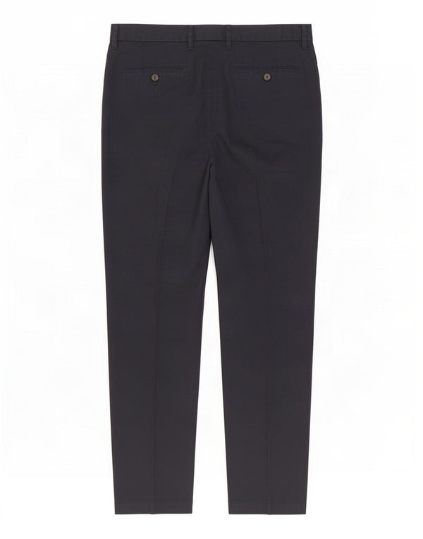 Marks & Spencer Herre Slim Fit Chino Bukser W34 L29 Marineblå Bomuld