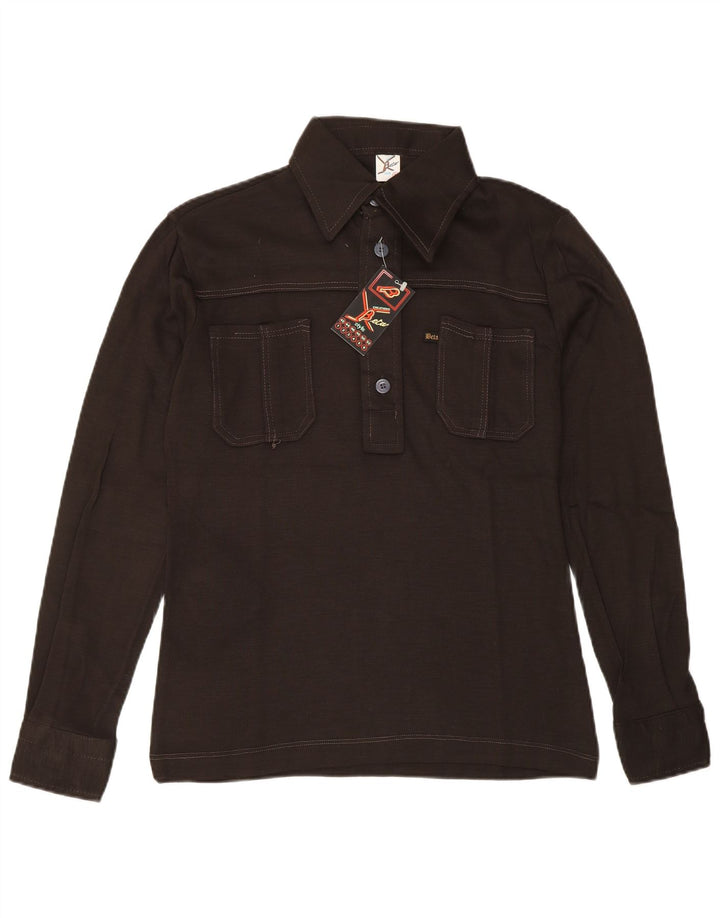 BETA Dame Pullover Shirt US 6 Medium Brun Akryl