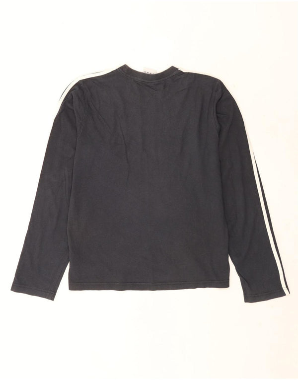 Adidas Herre Top Langærmet Medium Sort Bomuld
