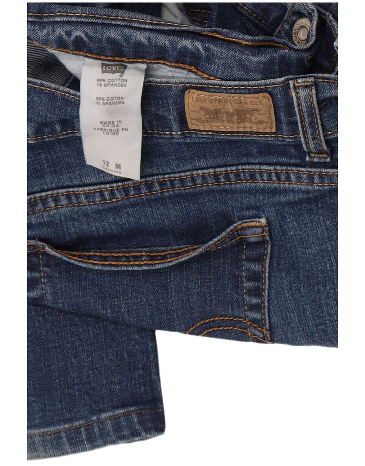 Levi's Dame 512 Bootcut Jeans US 12 Large W32 L30 Blå Bomuld