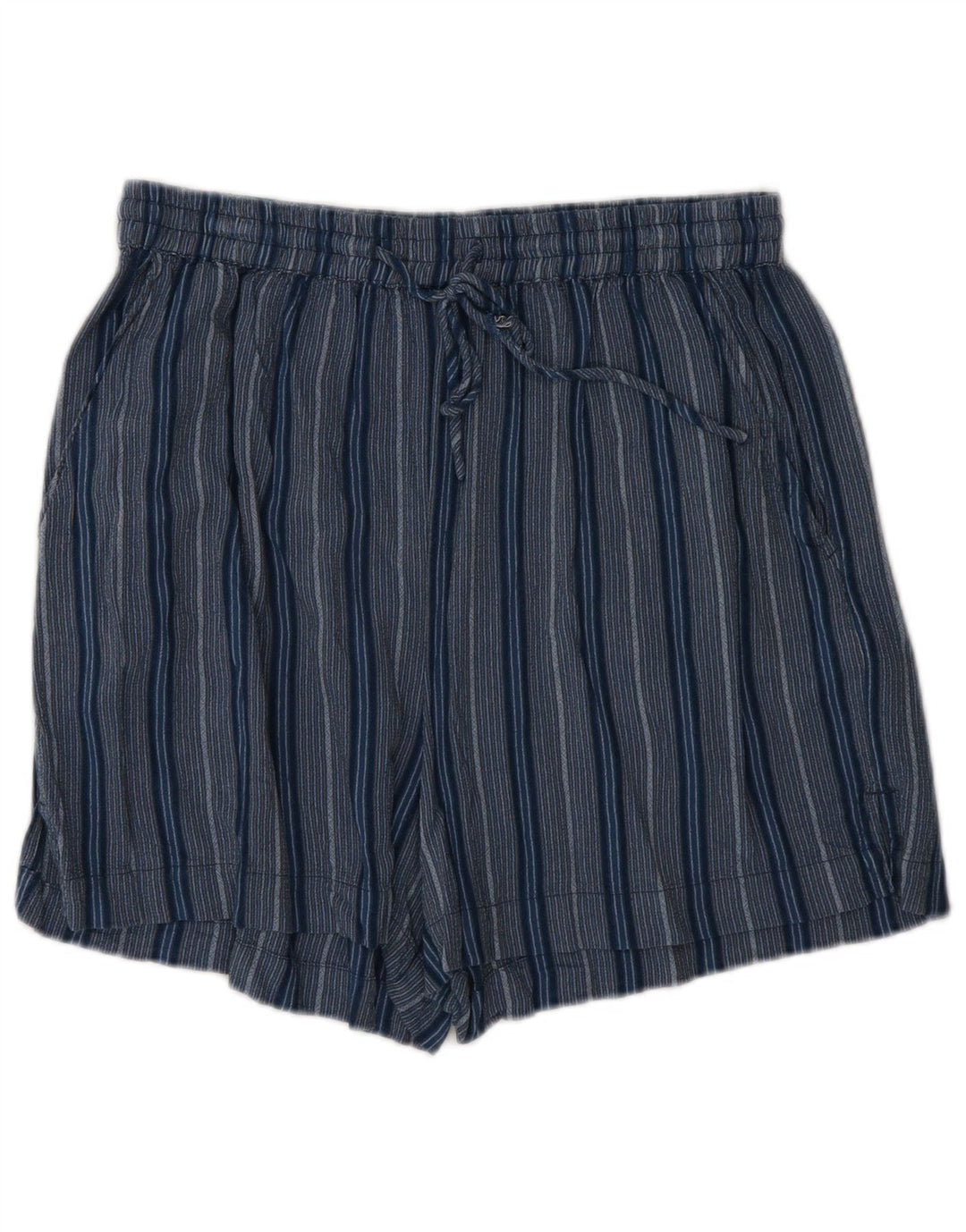 Topshop Dame Casual Shorts Medium W28 Blå Stribet