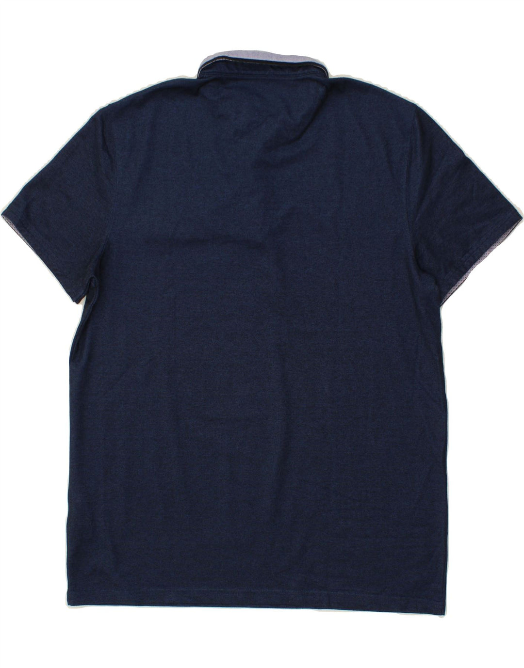 JULES Mens Polo Shirt XL Navy Blue Cotton Vintage Jules and Second-Hand Jules from Messina Hembry 