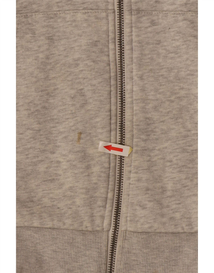 JACK & JONES Hættetrøje med lynlås til mænd Medium Grå Flecked Bomuld