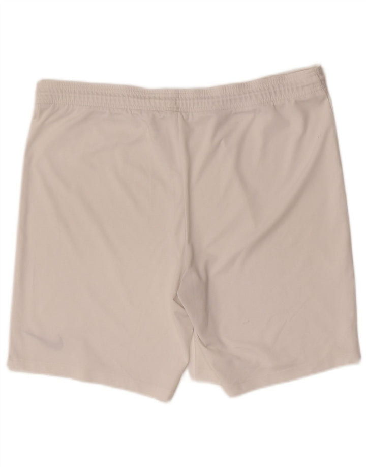 Nike Herre Dri Fit sportsshorts store hvide