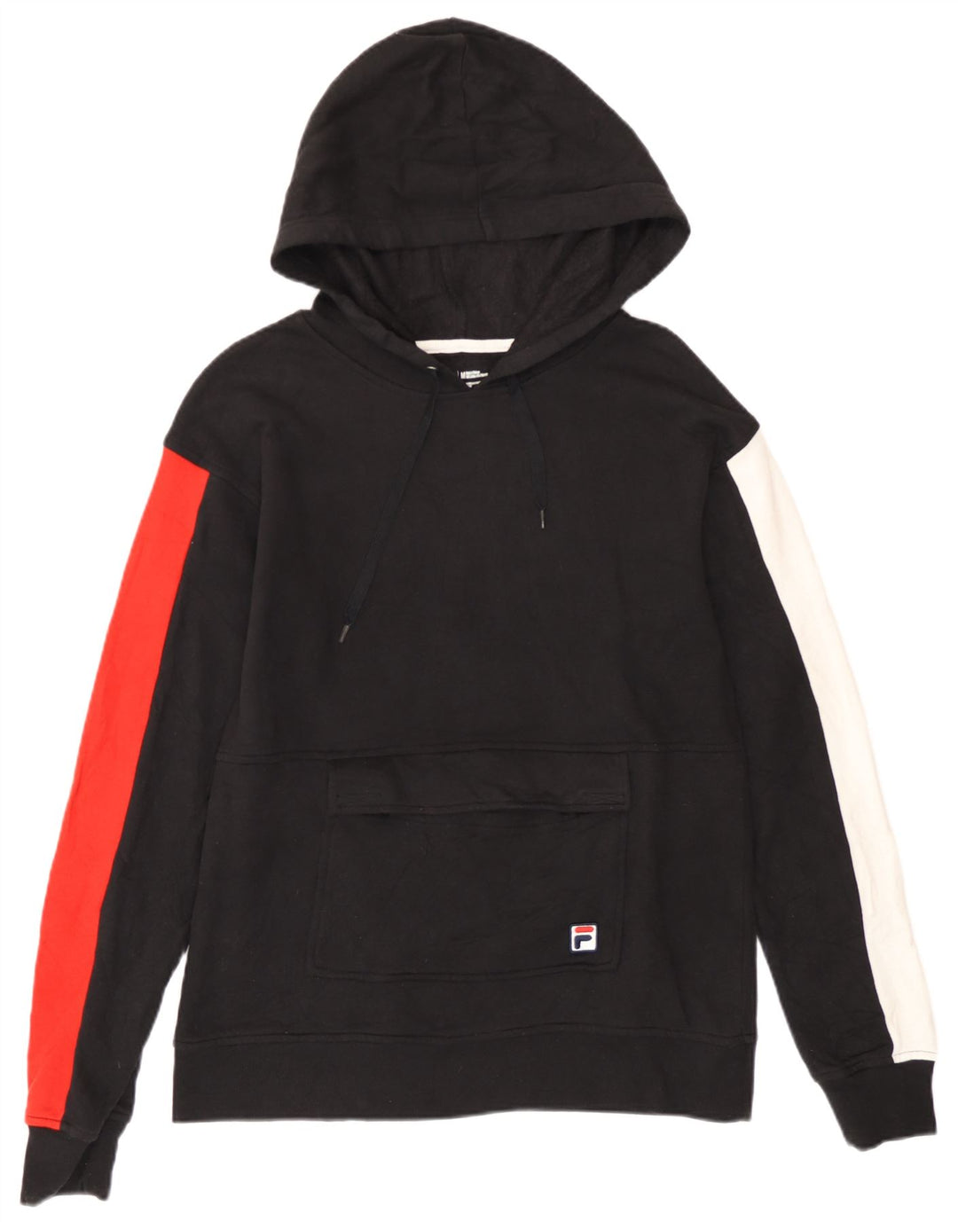 Fila Dame Hættetrøje UK 14 Medium Sort Colourblock