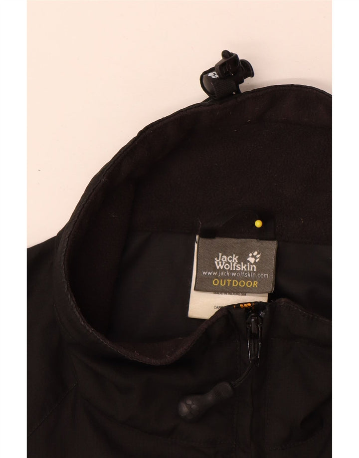 Jack Wolfskin Herre Windbreaker Jacket UK 38 Medium Sort Polyester