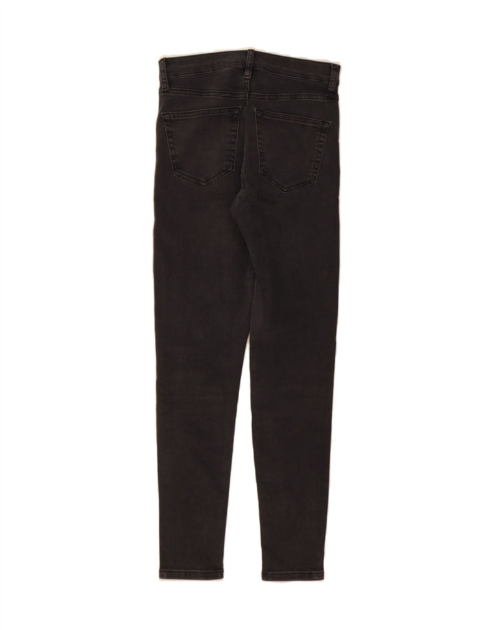TOPSHOP Womens Jamie Skinny Jeans W26 L27 Black Polyester Vintage Topshop and Second-Hand Topshop from Messina Hembry 