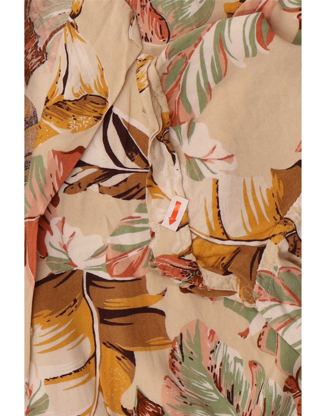 Marrakech Herreskjorte Medium Beige Blomsterbomuld