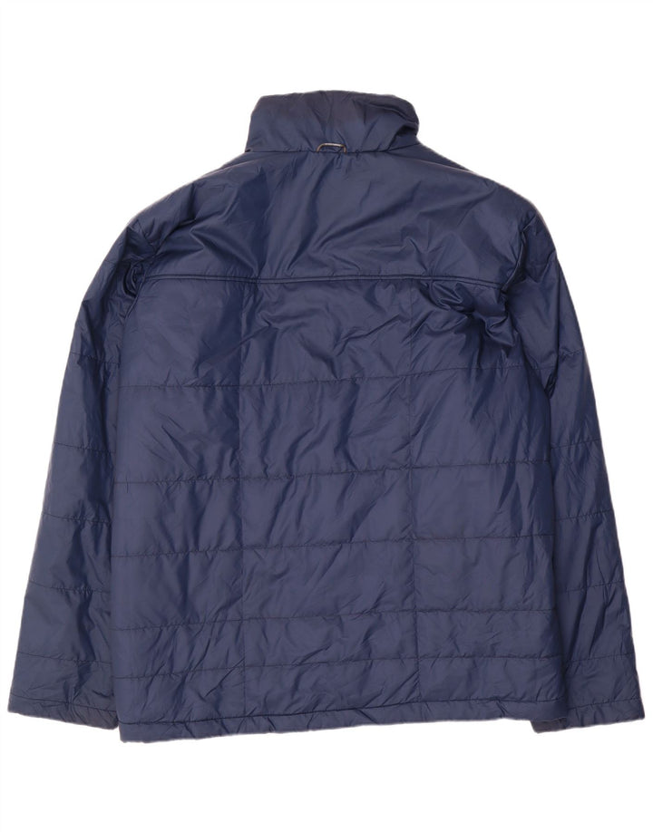 Columbia Herre høj polstret jakke UK 44 2XL Navy Blue Polyester
