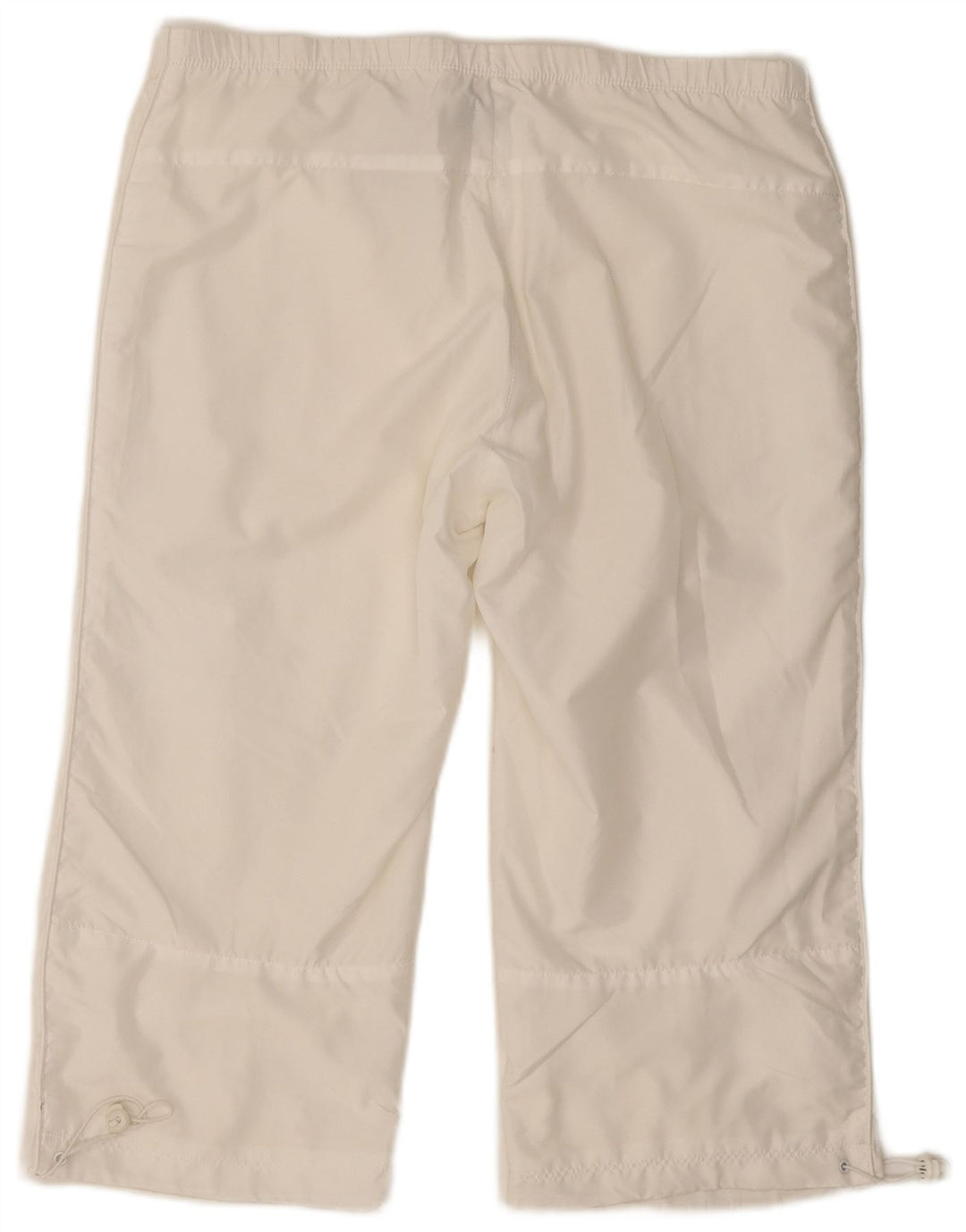 Nike Capri træningsdragtbukser til kvinder UK 14/16 Large White Polyester