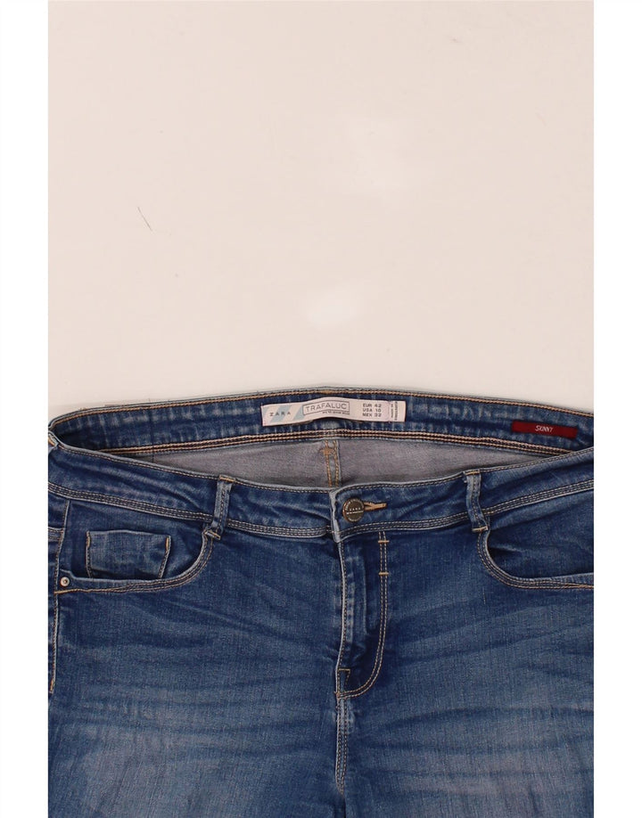 ZARA Womens Skinny Jeans EU 42 Large W32 L31 Blue Vintage Zara and Second-Hand Zara from Messina Hembry 