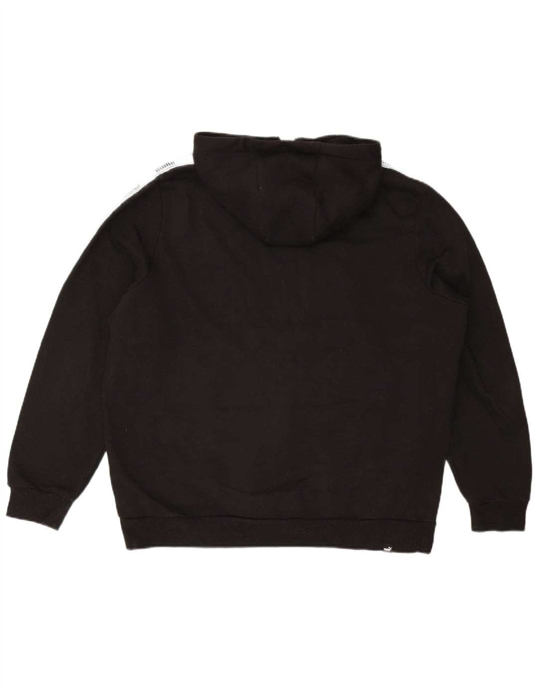 PUMA Herre grafisk hættetrøje med lynlås XL Sort Colourblock Bomuld