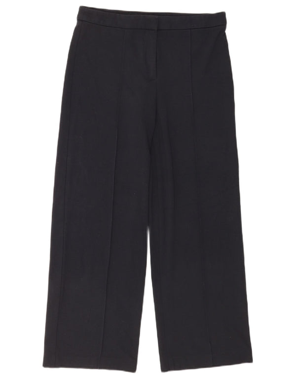Marks & Spencer Dame Casual Bukser UK 10 Small W28 L27 Navy Blue