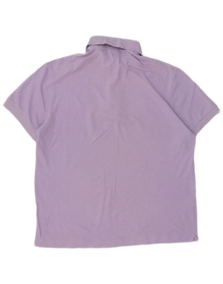 Lacoste herre poloskjorte str. 5 Large Lilla bomuld