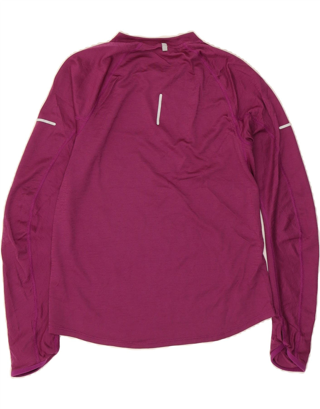 NIKE Womens Dri Fit Top Long Sleeve UK 12 Medium Purple Polyester Vintage Nike and Second-Hand Nike from Messina Hembry 