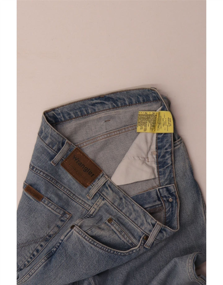 WRANGLER Herre Regular Fit Straight Jeans W36 L32 Blå Bomuld