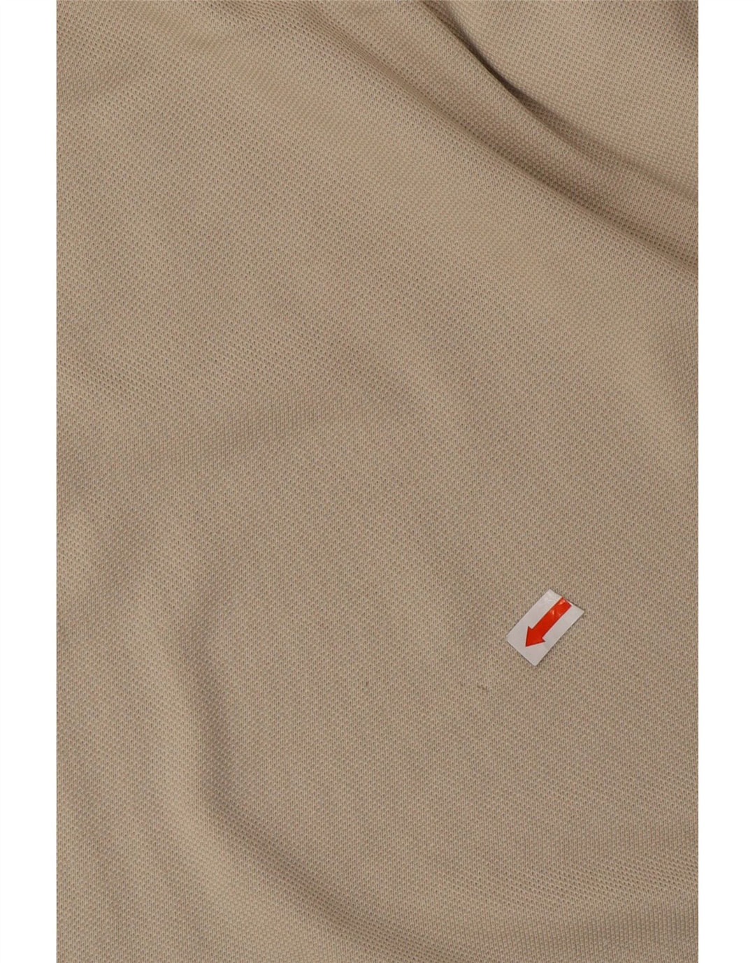 LACOSTE Mens Polo Shirt Size 5 Large Beige Cotton