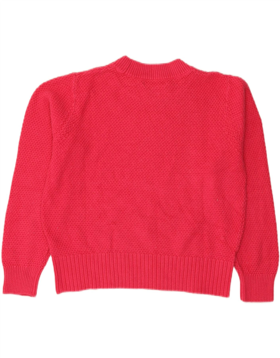 Marks & Spencer Dame Crop Turtle Neck Jumper Sweater UK 14 Large Pink