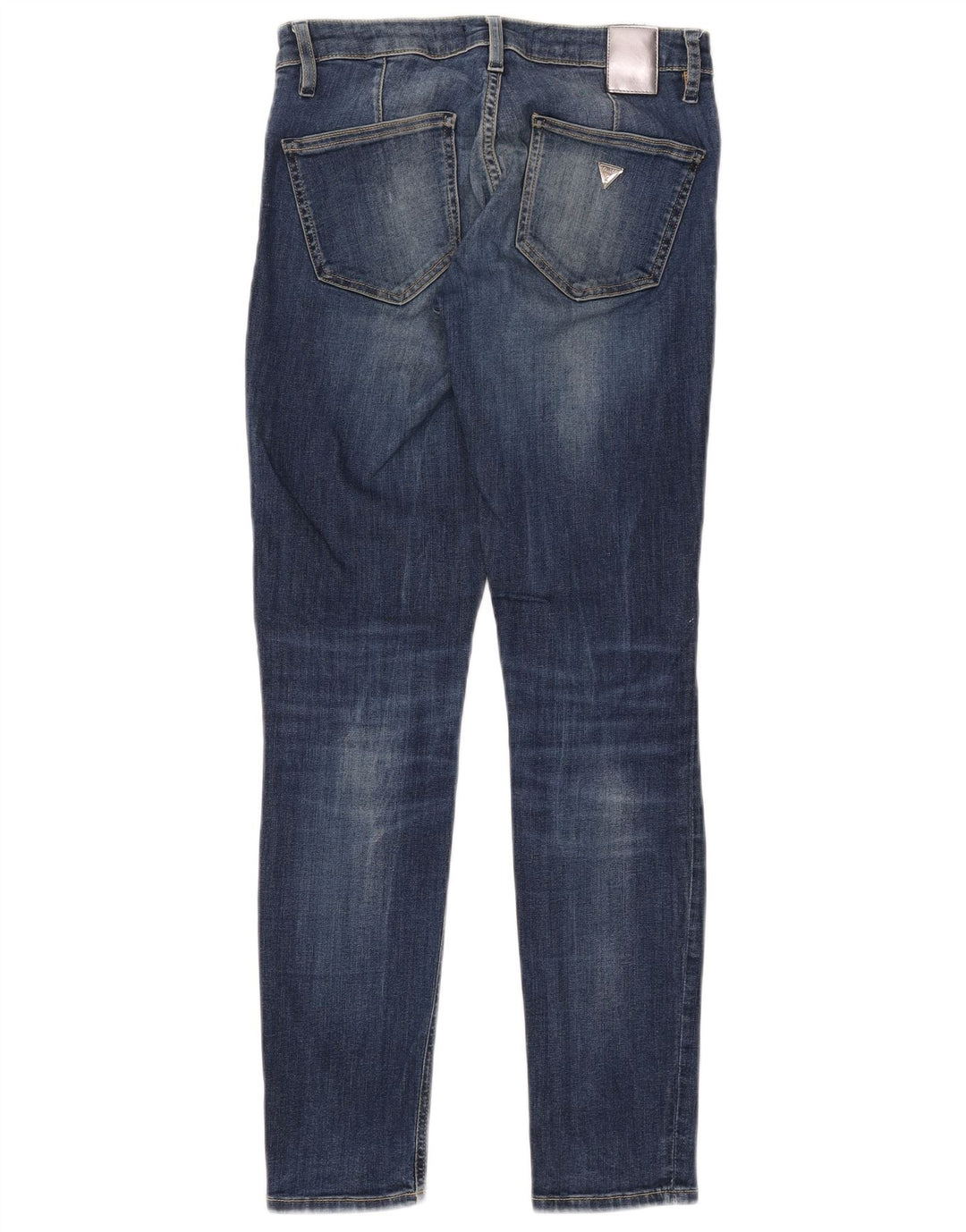 GUESS Dame Marilyn Skinny Jeans W27 L28 Blå Bomuld