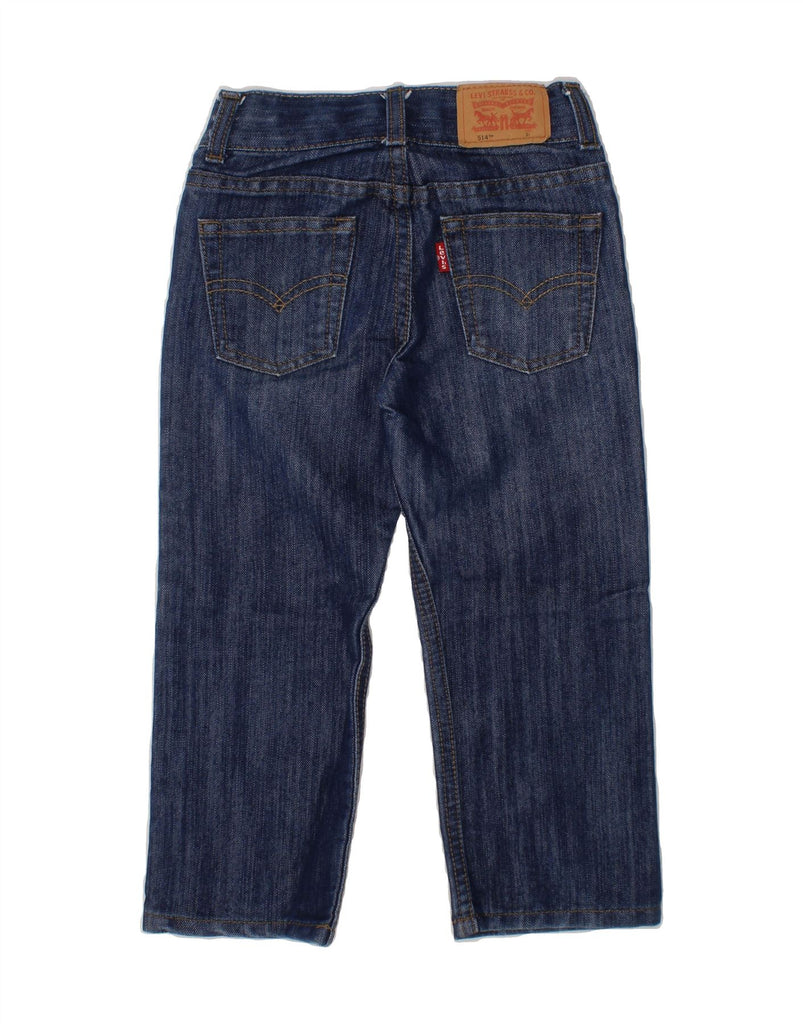 LEVI'S Boys 514 Straight Jeans 2-3 Years W20 L15 Blue Cotton Vintage Levi's and Second-Hand Levi's from Messina Hembry 