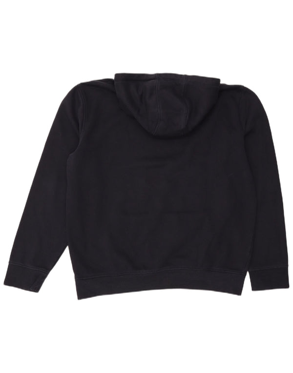 Tommy Hilfiger Herre grafisk hættetrøje 2XL marineblå bomuld