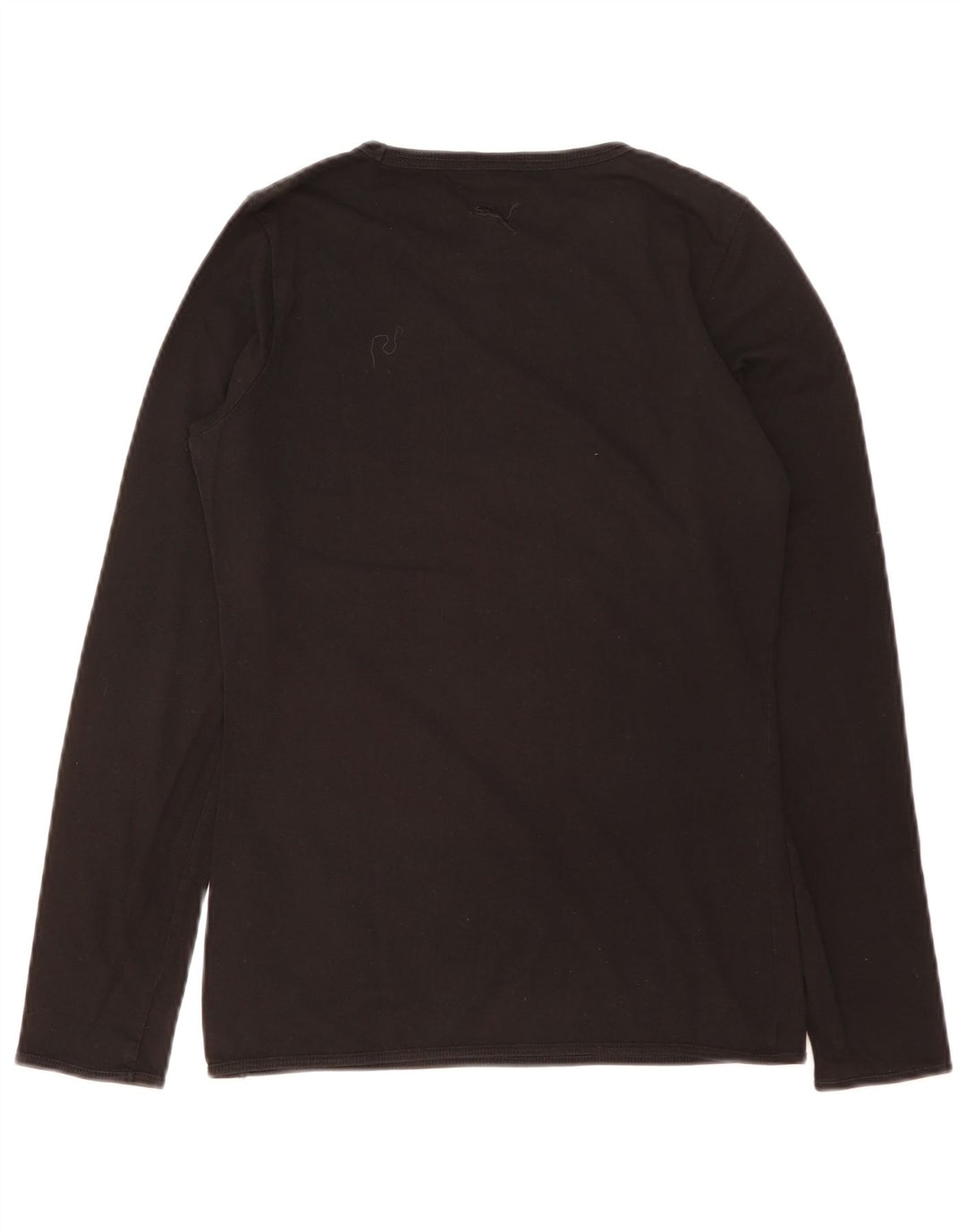 Puma Dame Grafisk Top Langærmet UK 12 Medium Sort