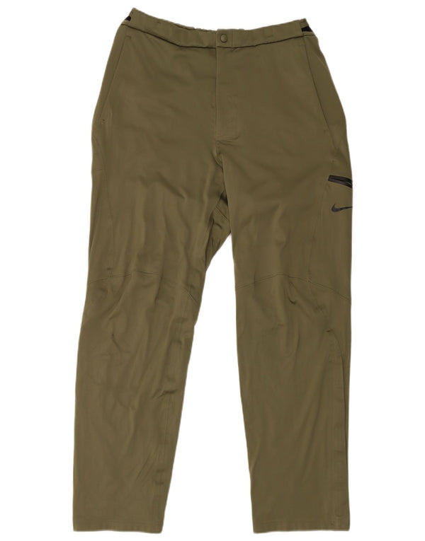 Nike Herre Cargo Windbreaker Bukser Large Khaki Polyester