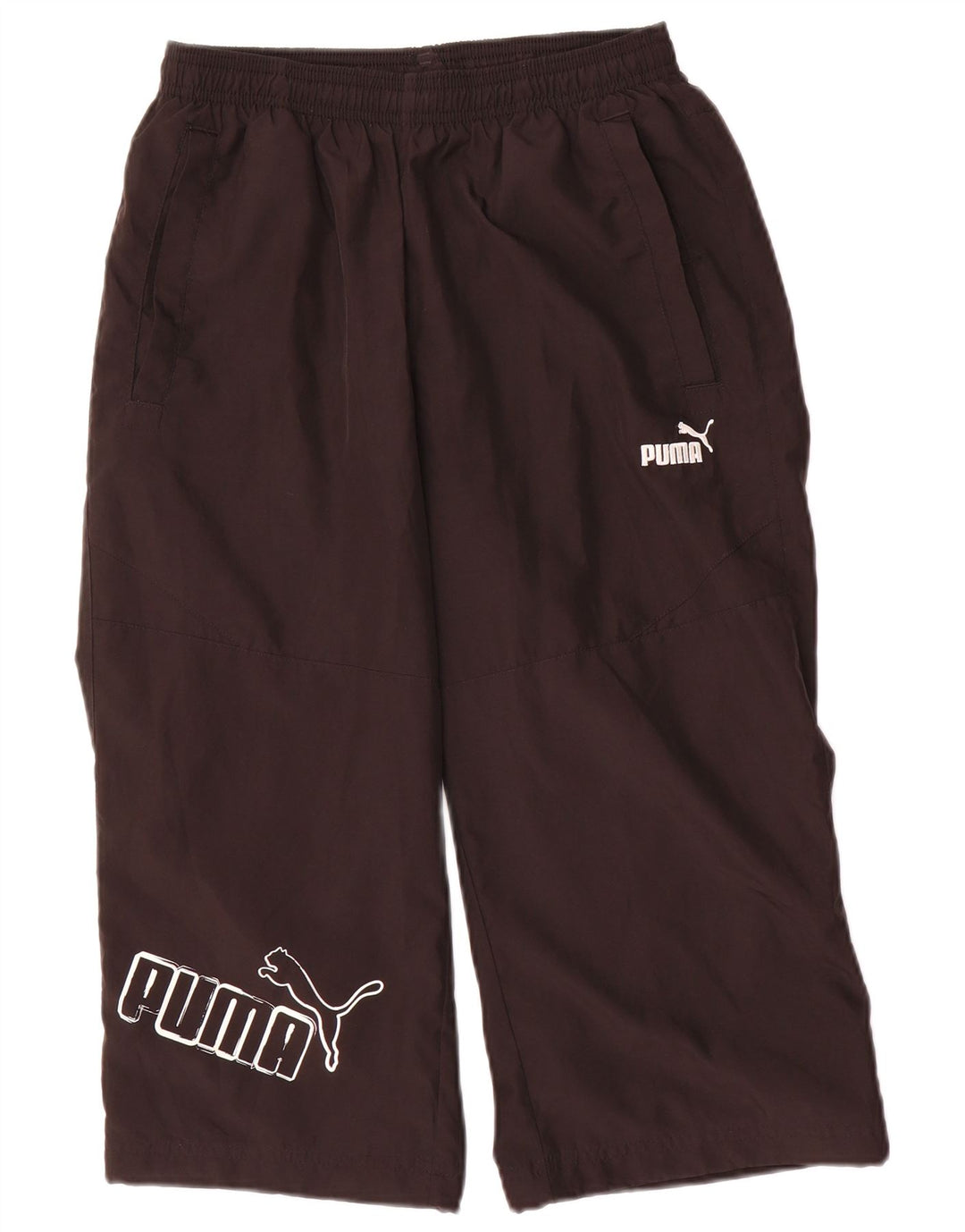 Puma Boys Graphic Tracksuit Bukser 13-14 år Sort polyester