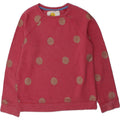BODEN Boys Sweatshirt Jumper 11-12 Years Burgundy Spotted Cotton | Vintage Boden | Thrift | Second-Hand Boden | Used Clothing | Messina Hembry 