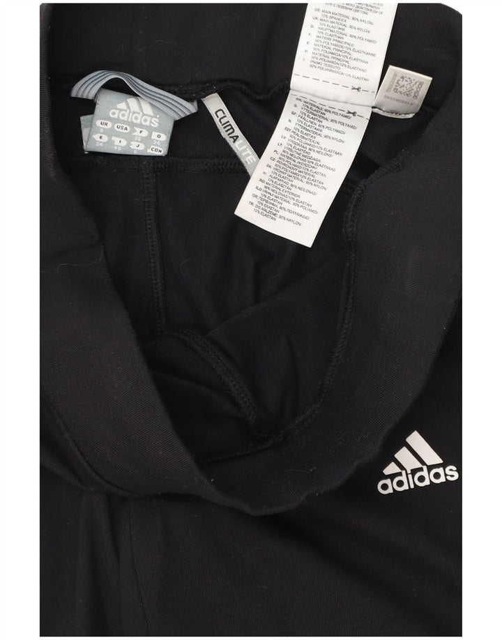 Adidas Womens Climalite træningsdragt Bukser UK 8 Small Black Polyester