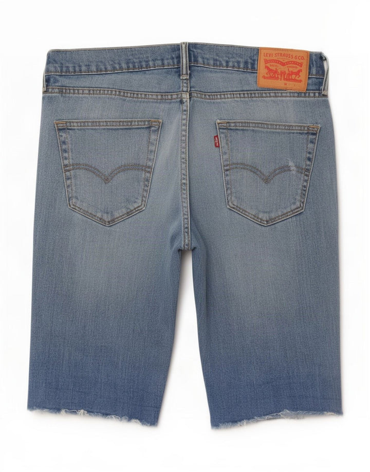 Levi's denimshorts til mænd store W34 blå bomuld