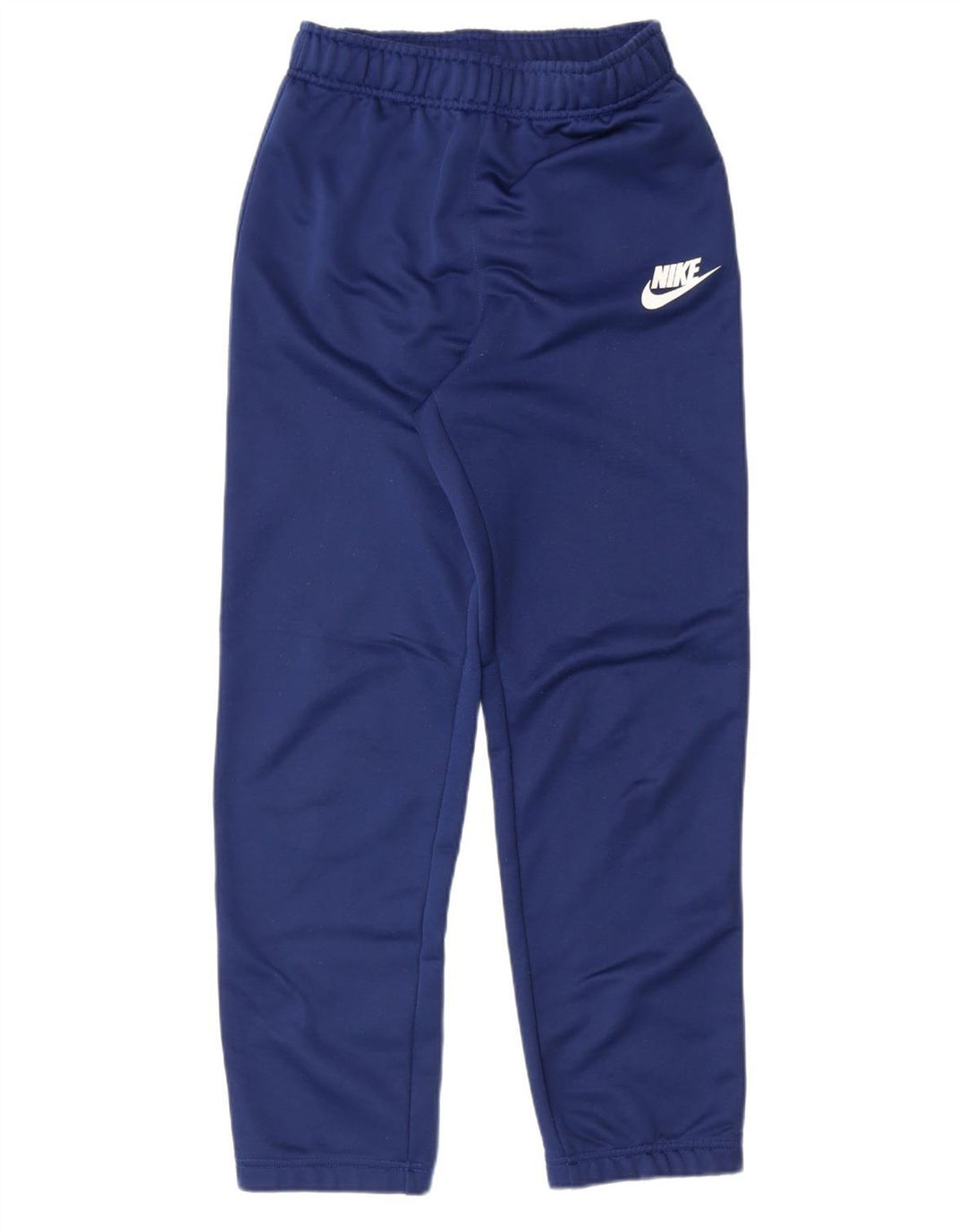 NIKE Boys Tracksuit Trousers Joggers 13-14 Years XL Navy Blue Polyester