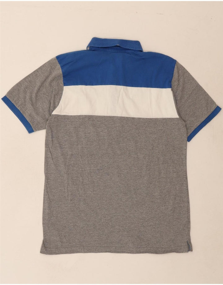 SNEAKER FREAK  Mens Polo Shirt Large Grey Colourblock Cotton Vintage Sneaker Freak and Second-Hand Sneaker Freak from Messina Hembry 