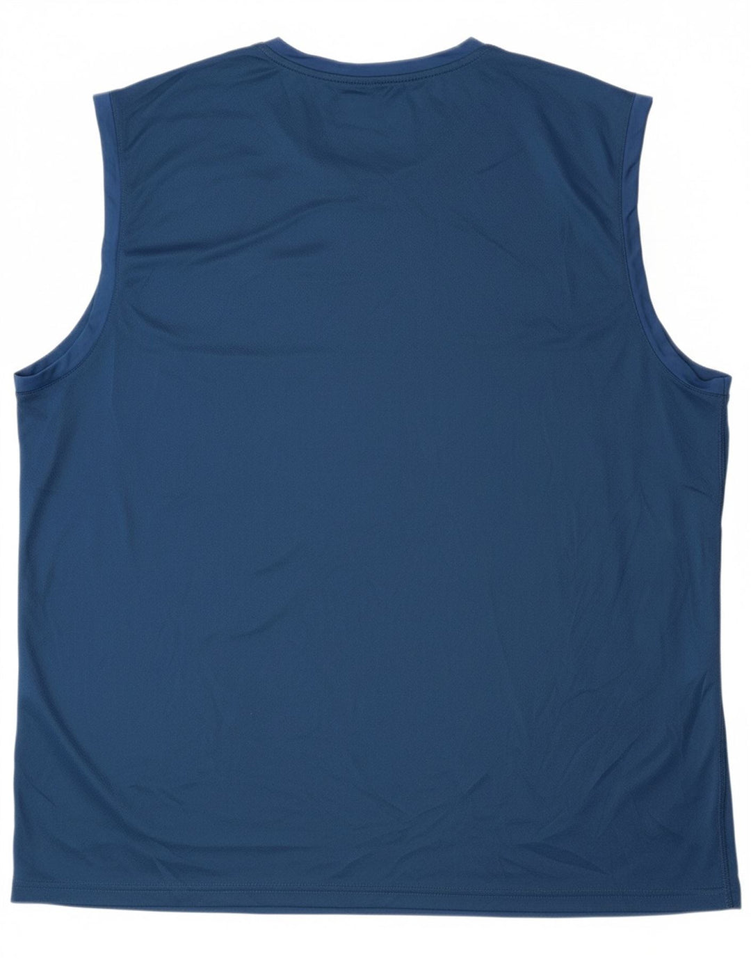 REEBOK Mens Vest Top 2XL Blue Polyamide