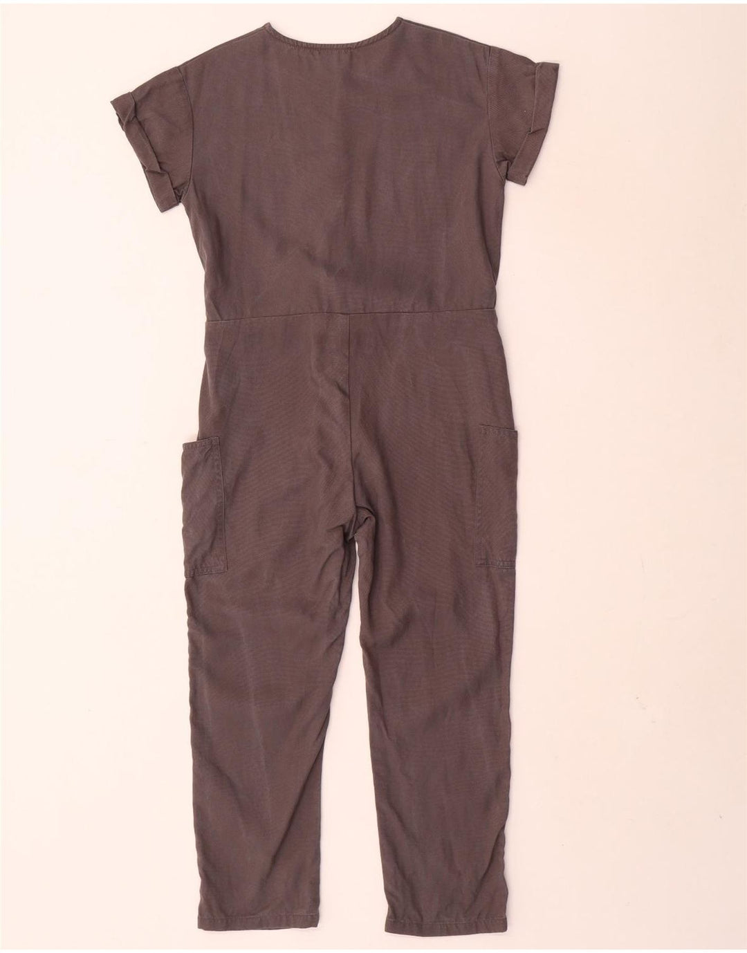 Benetton Pige Jumpsuit 7-8 år Medium Grå Lyocell