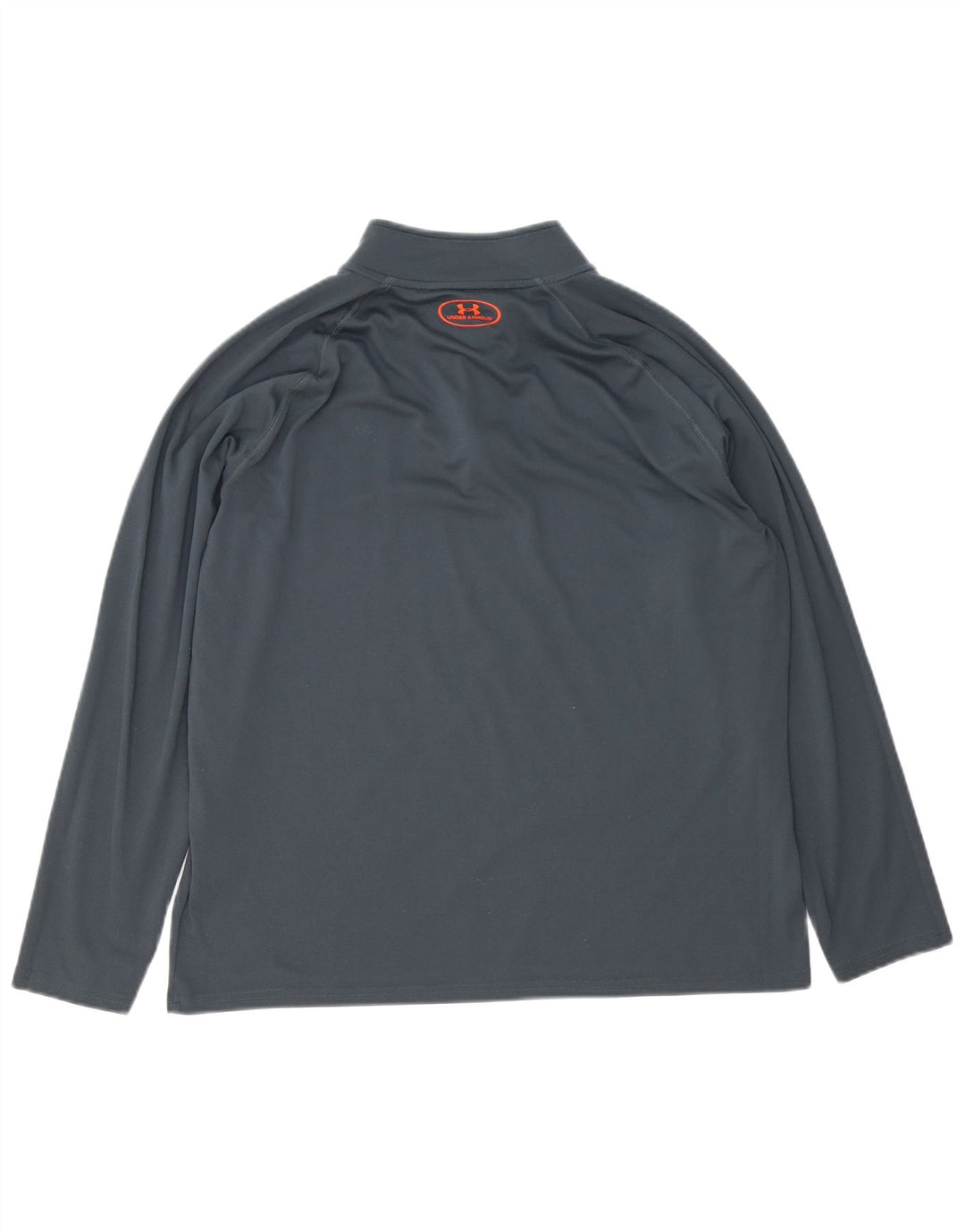 Under Armour Herre Heat Gear Zip Neck Pullover Træningsdragt Top Stor Grå