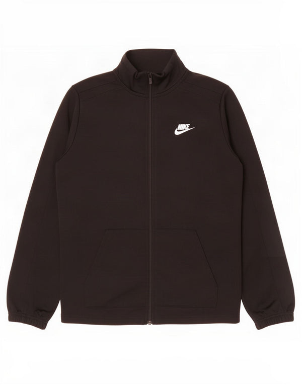 Nike drenge grafisk træningsdragt topjakke 12-13 år XL sort polyester
