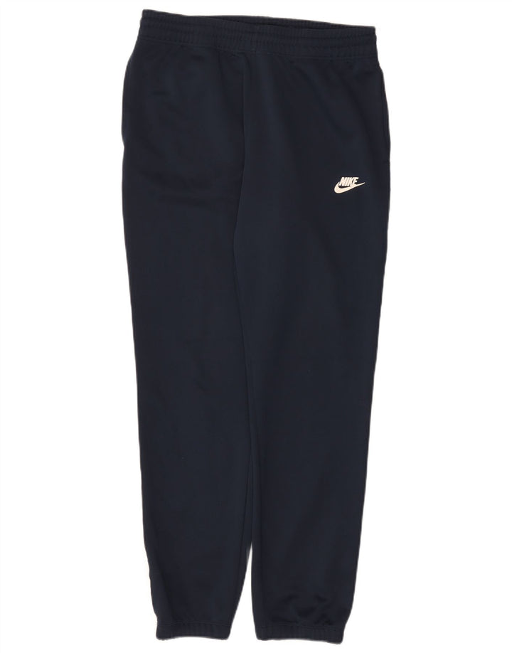Nike Træningsdragt bukser til mænd Joggers Large Navy Blue Colourblock Polyester