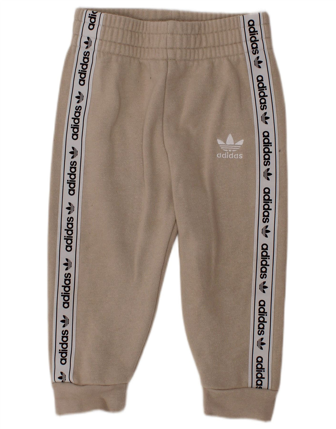 ADIDAS Baby Boys Graphic Joggers Træningsdragt Bukser 12-18 måneder Beige
