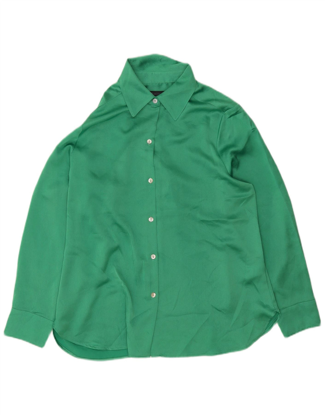 Marks & Spencer Dameskjorte UK 14 Stor grøn polyester
