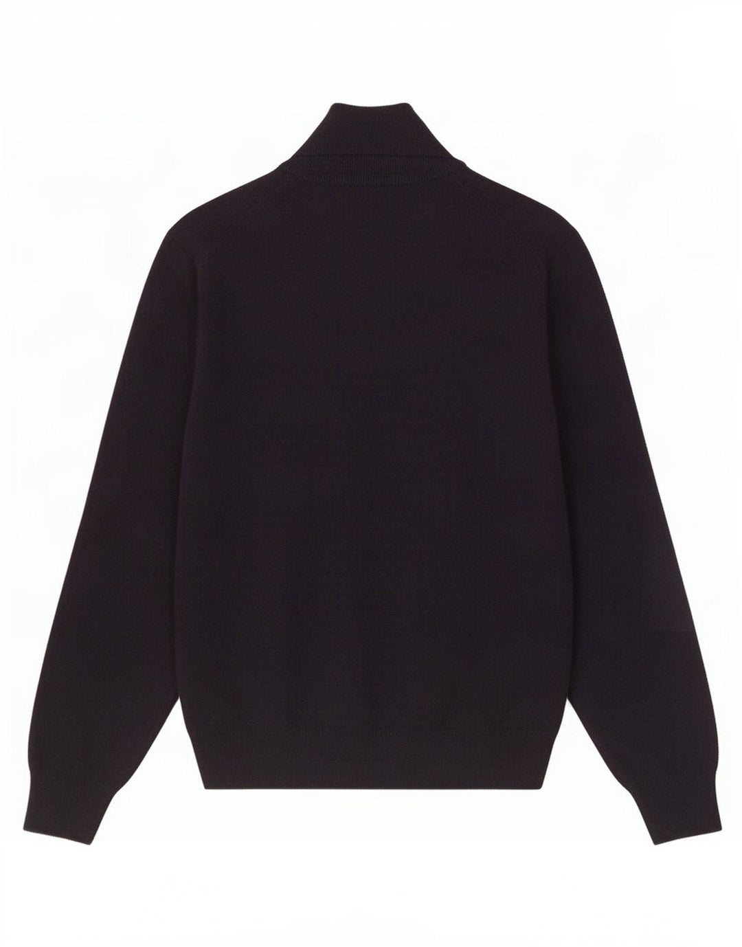 Gant Herre Zip Neck Jumper Sweater Medium Navy Blue Uld