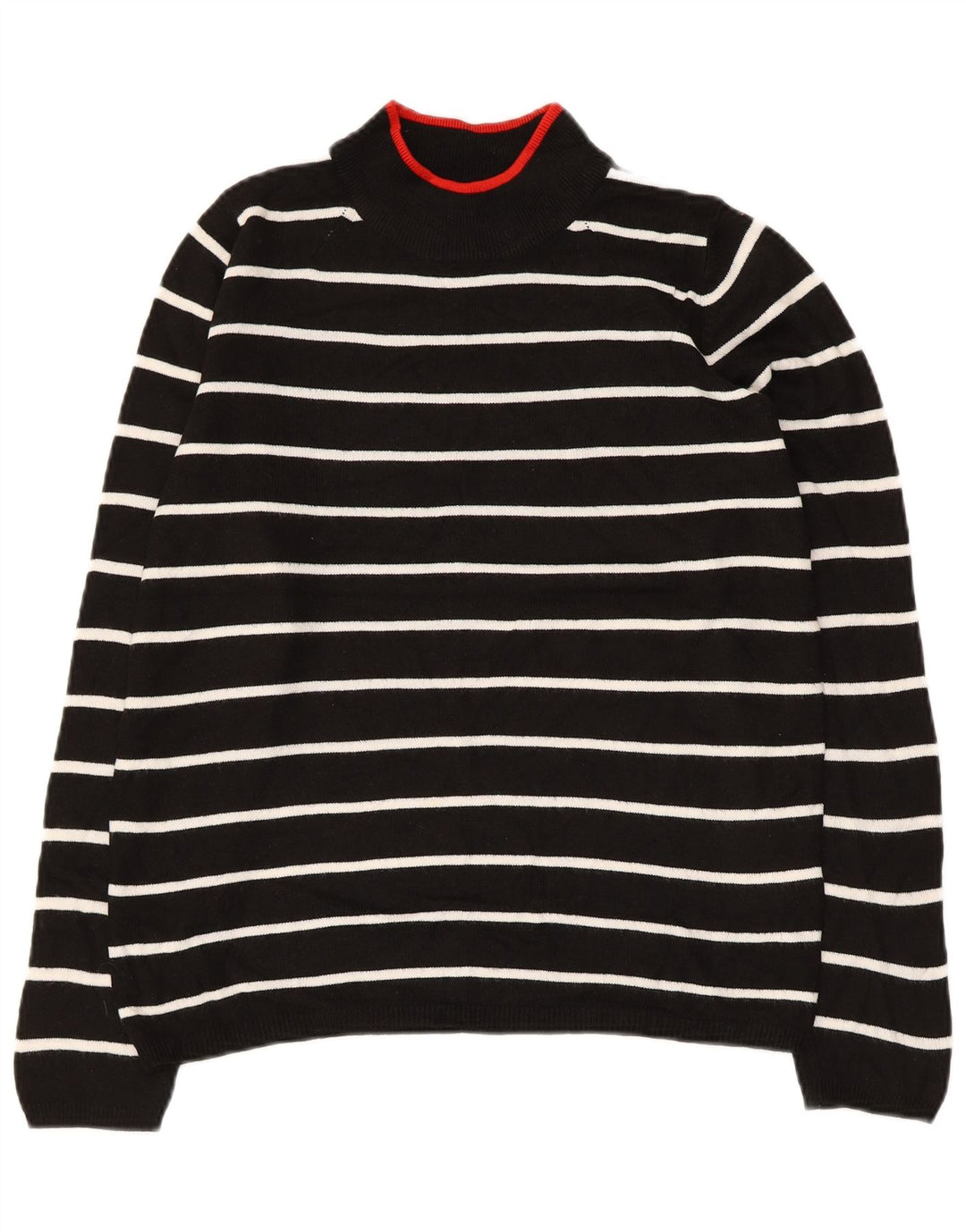 MARKS & SPENCER Dame Turtle Neck Sweater UK 10 Small Black